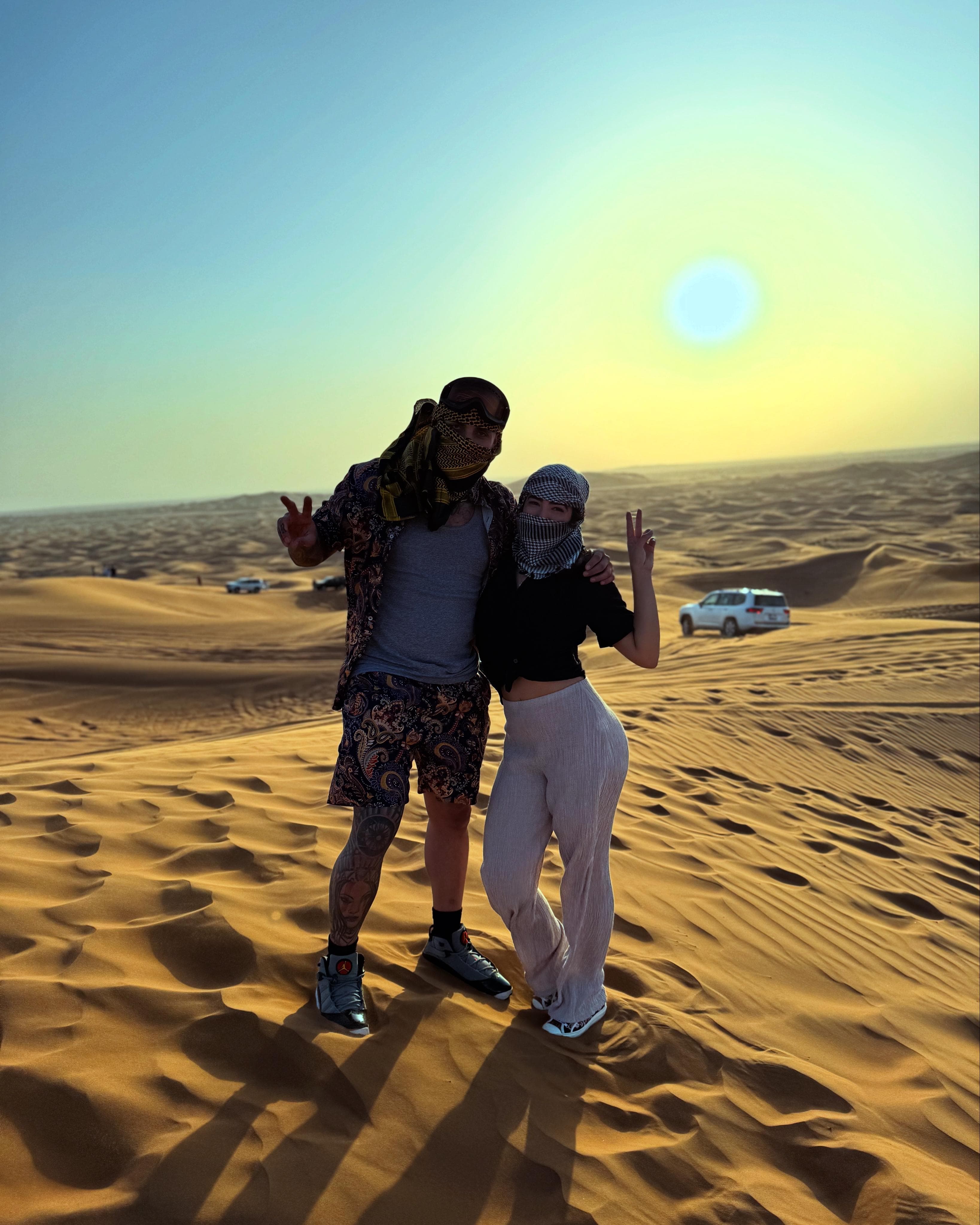 Desert Sunset Silhouette