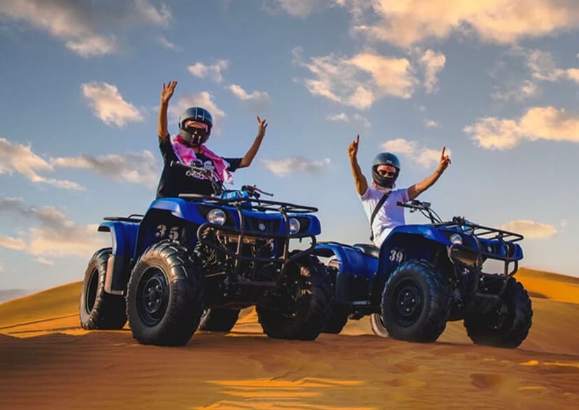 Single Quad Bike Desert Adventure